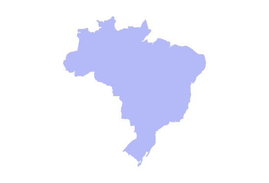 Map of Brazil