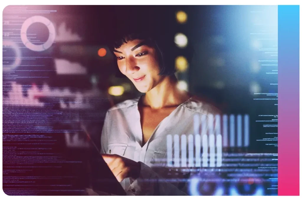 An image of a woman to illustrate article on AI recruiting tools.
